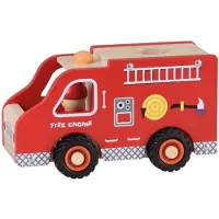 Egmont toys Camion de pompiers en bois,