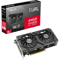Asus Rx 7600 Evo Dual 8gb Gddr6 Graphic Card Argenté