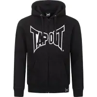 TAPOUT Veste de survêtement 'Marfa' noir / blanc