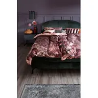 Schöner Wohnen Kollektion SCHÖNER WOHNEN-Collection Satin Parure de lit AMALIA Bourgogne 135 x 200 cm