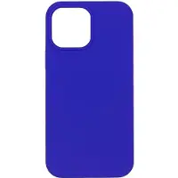 Evelatus iPhone 12 Pro Max Premium Silicone Case (Apple iPhone 12 Pro Max), Coque pour téléphone portable, Noir, Bleu