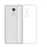 Evelatus Étui en silicone Redmi 5 (Xiaomi Redmi 5), Coque pour téléphone portable, Transparent