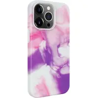 Evelatus iPhone 15 Pro Premium Silicone case Customized Print (Apple iPhone 15 Pro), Coque pour téléphone portable, Violet