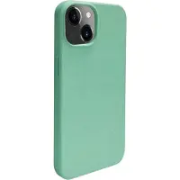 ILike iPhone 14 étui plastique en silicone Eco Print Design Flower (Apple iPhone 14), Coque pour téléphone portable, Vert