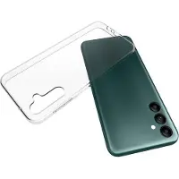 Evelatus Galaxy A14 4G Clear Silicone Case 1.5mm TPU (Samsung Galaxy A14), Coque pour téléphone portable, Transparent