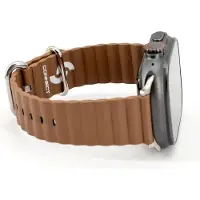 Connect Montre 38/40/41mm en cuir marin (Cuir), Sangles de montre, Marron