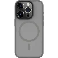 Connect iPhone 15 Pro Étui hybride avec aimant PC+TPU (Apple iPhone 15 Pro), Coque pour téléphone portable, Argent