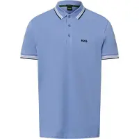 BOSS pour homme. 50469055 Polo bleu Paddy (M), Casuel, Coton, Manche courte