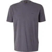 BOSS pour homme. 50506373 T-shirt avec logo gris contrasté (XL), Casuel, Coton, Manche courte