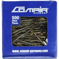 Comair Pretty Fashion Bølge Hårklemmer 6cm Brun 754510 500 stk.
