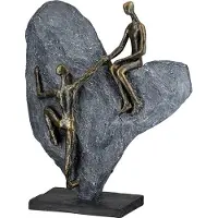 Casablanca by Gilde Skulptur Herz Heart of stone