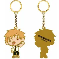Crunchyroll Unisexe, Porte-clés, Chainsaw Man - Emaille Metal Keychain, Multicolore