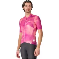 Castelli #giro Espresso Short Sleeve Jersey Rose S Homme