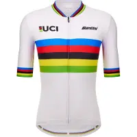 Santini Maillot vélo manches courtes - UCI WORLD CHAMPION - multicolore M