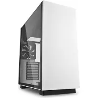 Sharkoon Pure Steel - Tour Midi ATX - PC - Acier - Verre trempé - Noir - Blanc - ATX,CEB,EATX,EEB,Micro ATX,Mini-ITX - 16 cm