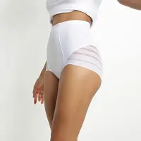 Dim Culotte Ventre Plat Taille Haute Blanche Dim Silhouette Elegance
