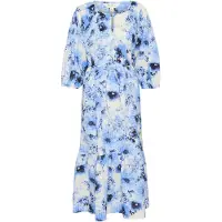 Part two Robe d’été 'Reidun' bleu clair / bleu foncé / blanc