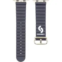 Connect Montre 42/44/45mm en cuir marin (42 mm, 44 mm, 45 mm, Cuir marin), Sangles de montre, Bleu