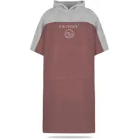 Normani Peignoir long 'Kuta' gris clair / rose ancienne