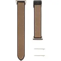 Connect Sangle en cuir de silicone de 20 mm avec aimant (Cuir, Silicone), Sangles de montre, Rouge