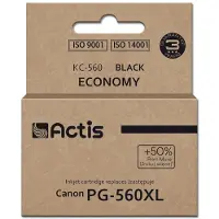 Actis KC-560 Encre pour imprimante Canon, remplacement PG-560XL ; Suprême ; 22ml ; noir. Imprime 50% de plus que l'OEM.