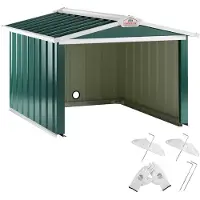 Gardebruk Garage robot tondeuse Vert métal 86x100x63cm