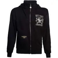 West Coast Choppers High Speed Veste À Capuche Noir 2XL hommes