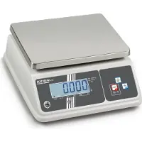 Kern Robuste dans le secteur alimentaire grâce à l'IP65 et à l'affichage spécial CheckweighingDisplay
