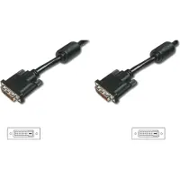 Digitus Dvi — Dvi (3 m), Câble vidéo, Noir
