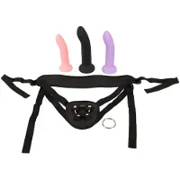 You2Toys - gode ceinture set - noir