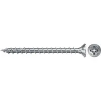 Fischer Group Fpf Ii Czf 5.0x60 Bc 670405 Countersunk Head Wood Star Screw 200 Units Argenté