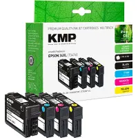 KMP Pack de 4 - noir, jaune, cyan, magenta - compatible - cartouche d'encre (alternative à : Epson 34XL, Epson T3476)