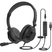 Axtel Casque stéréo Uc35 Noir Noir One Size