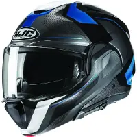 HJC F100 Bios Noir Bleu Casque Modulable Taille L