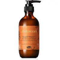 Antipodes Gospel Vitamin C Skin-Glow Gel Cleanser gel nettoyant illuminateur à la vitamine C 200 ml