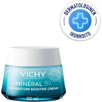 VICHY Crème Minéral 89 Sans Parfum, Hydratation 72H | Crème Hydratante Visage