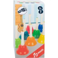 Small Foot Kit de cloches manuelles (Allemand, Anglais, Français, Italien)