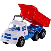 Cavallino Camion à benne basculante XXL Torpedo Voiture jouet 73cm plastique multicolore
