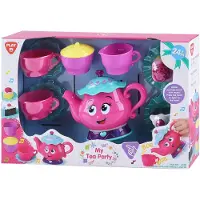 Play Tea Party Service à thé avec son et lumière, 12 pièces.