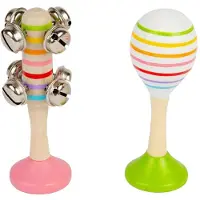 Bigjigs Ensemble musical en bois, 2pcs.