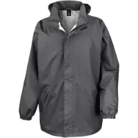 Result Veste Core pour homme, imperméable, coupe-vent FK598 (2XL) (gris acier)