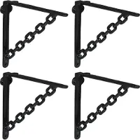 Relaxdays 4x supports d'étagère