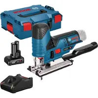Bosch Scie sauteuse sans fil GST 12V-70 / 1x batterie 4,0 Ah + chargeur en boîte L