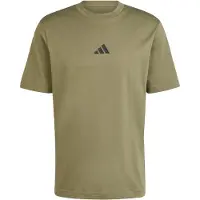 Adidas T-Shirt fonctionnel 'Essentials' kaki / noir