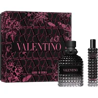 Valentino Born In Roma Men Coffret Cadeau pour Homme Eau de Toillette 50 ml + Eau de Toillette 15 ml