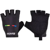 Santini Uci World Champion 2025 Short Gloves Noir S Homme