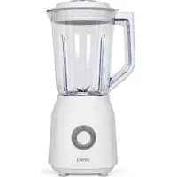 Livoo Blender 1.5l 600w inox blanc - - DOP242W -