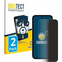 BROTECT Protection Anti-Espion (2 pcs, Google Pixel 9a), Téléphone portable : film de protection, Transparent