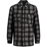 Jack & Jones Jorollie Check Shirt Jacket Ls Noir