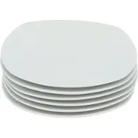 OEM Service en porcelaine pour 6 personnes - Blanc, 20,5 cm